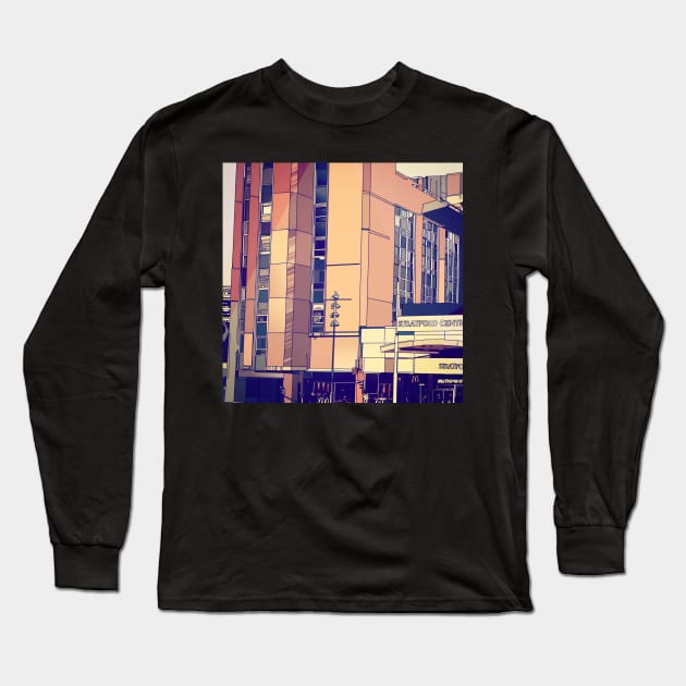 Stratford Shopping Centre Long Sleeve T-Shirt by juliechicago